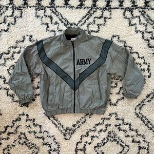 Skilcraft JWOD Jacket Mens M-Reg Gray IPFU Reflective Full Zip US Army Digital